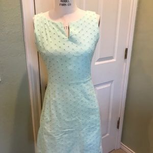 Minty blue dress